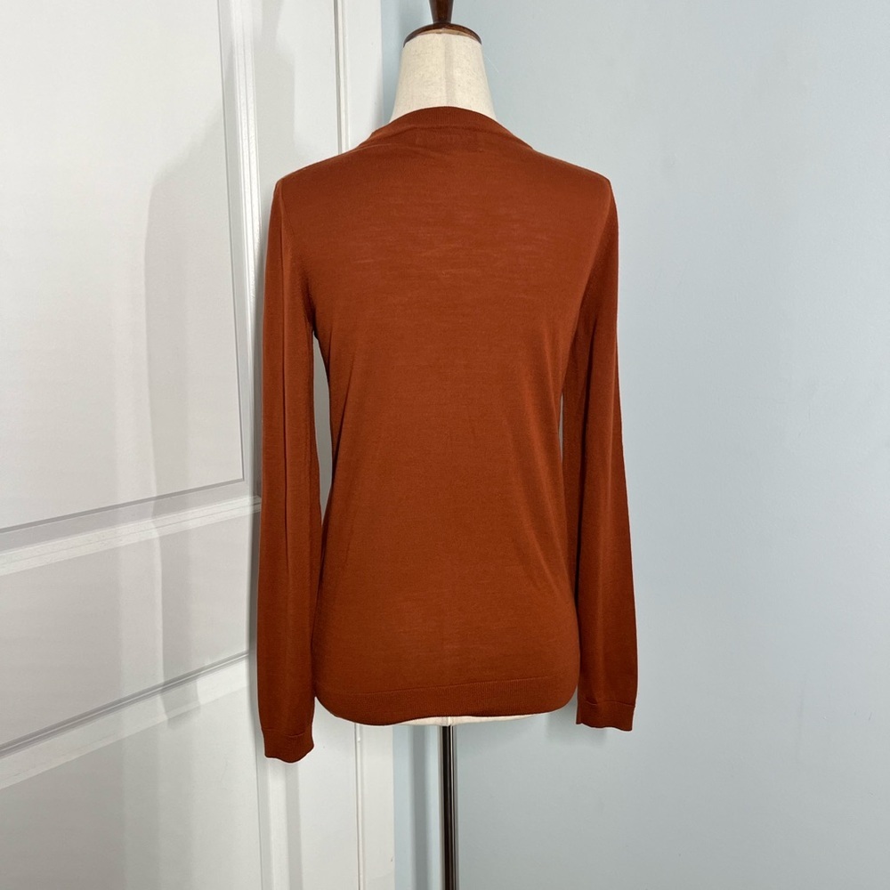 Partow the Greta Sweater in rust size S - Picture 5 of 9